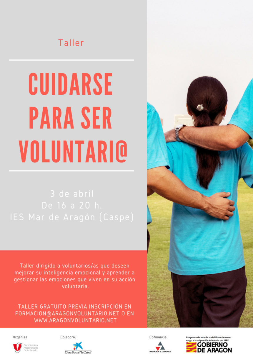 Taller “Cuidarse para ser voluntario/a” en Caspe