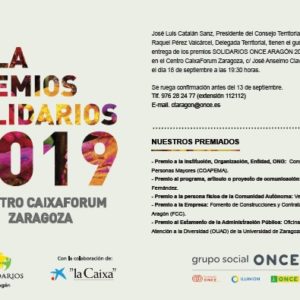 ONCE entrega sus Premios Solidarios 2019