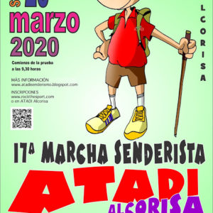 La Marcha Senderista de Atadi será el próximo 28 de marzo