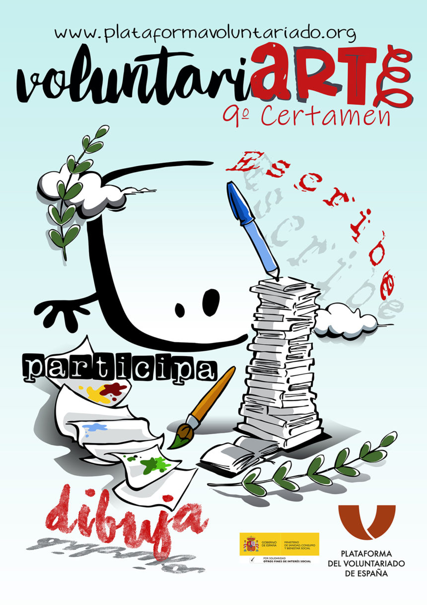 Vuelve Voluntariarte, el concurso de dibujo y relato de la Plataforma de Voluntariado de España