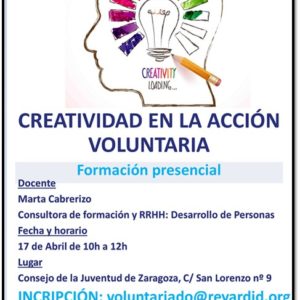 Taller «Creatividad en la acción voluntaria» de Fundación Rey Ardid