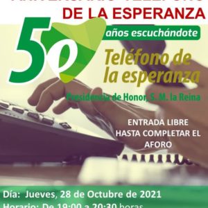 El Teléfono de la Esperanza en Aragón está de aniversario