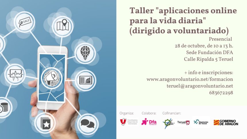 Taller para personas voluntarias de «Aplicaciones para la vida diaria» en Teruel