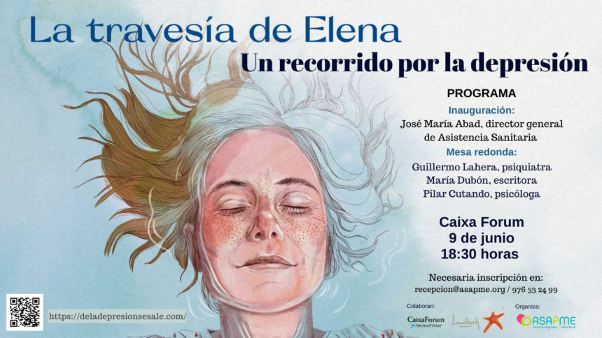 Asapme nos invita al acto «La travesía de Elena: un recorrido por la depresión»