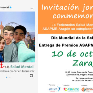 Asapme celebra el Día Mundial de la Salud Mental