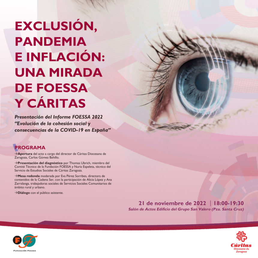 Cáritas organiza el encuentro «Exclusión, pandemia e inflación»