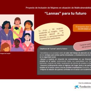 FSEM impulsa el proyecto inclusión de mujeres multivulnerables: “Lannas” para tu futuro