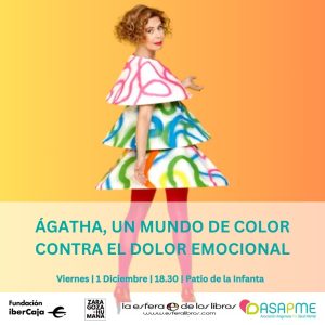 Ágata Ruiz de la Prada participa en la conversación “El color contra el dolor emocional” de Asapme