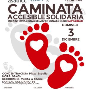 ASADICC organiza una caminata solidaria el 3 de diciembre