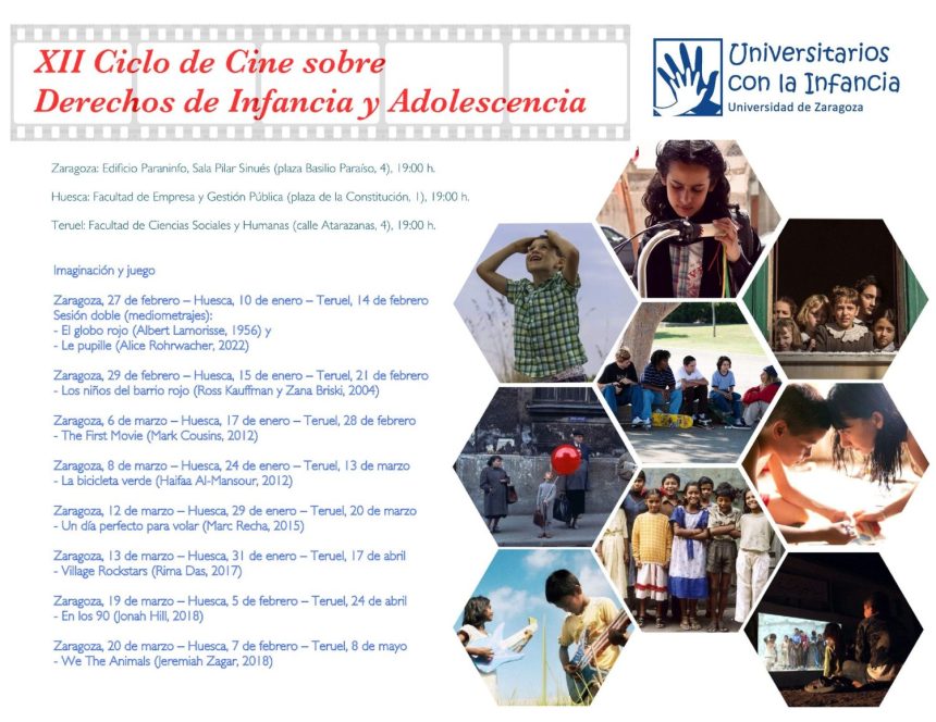 XII Ciclo de Cine sobre Derechos de Infancia y Adolescencia de Universitarios con la Infancia
