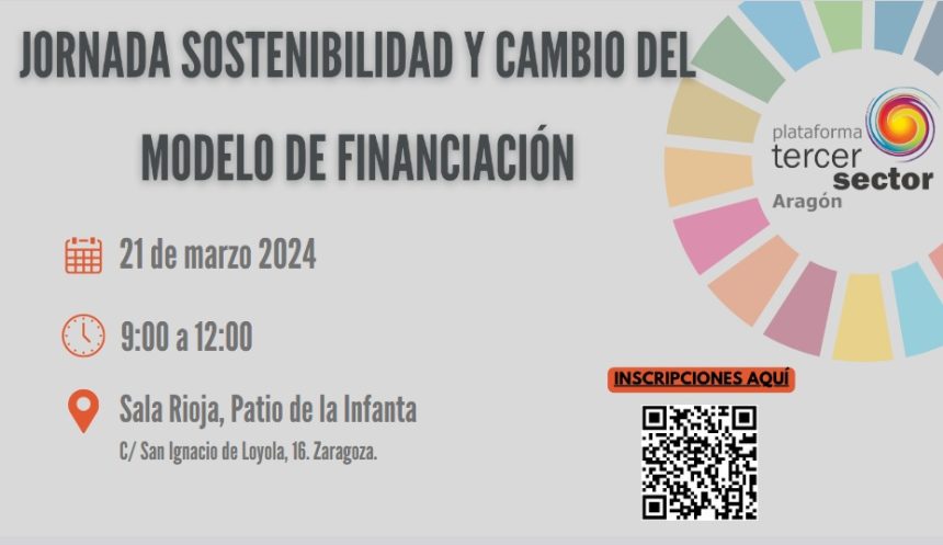 La Plataforma del Tercer Sector en Aragón convoca una jornada sobre modelo de financiación