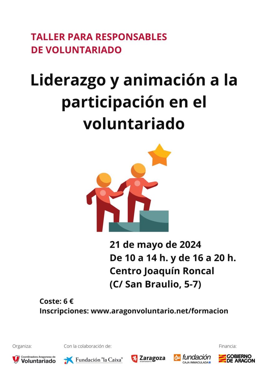 Taller de “Liderazgo y animación a la participación” para responsables de voluntariado