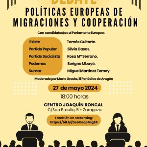 Participa en el Debate sobre políticas europeas de migraciones y cooperación