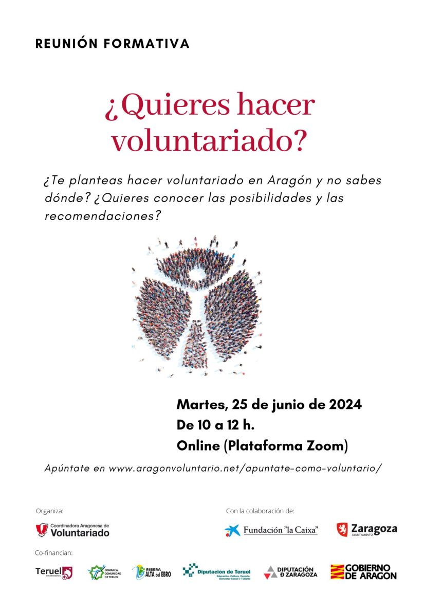 ¿Quieres hacer voluntariado? Apúntate a la última reunión informativa antes del verano