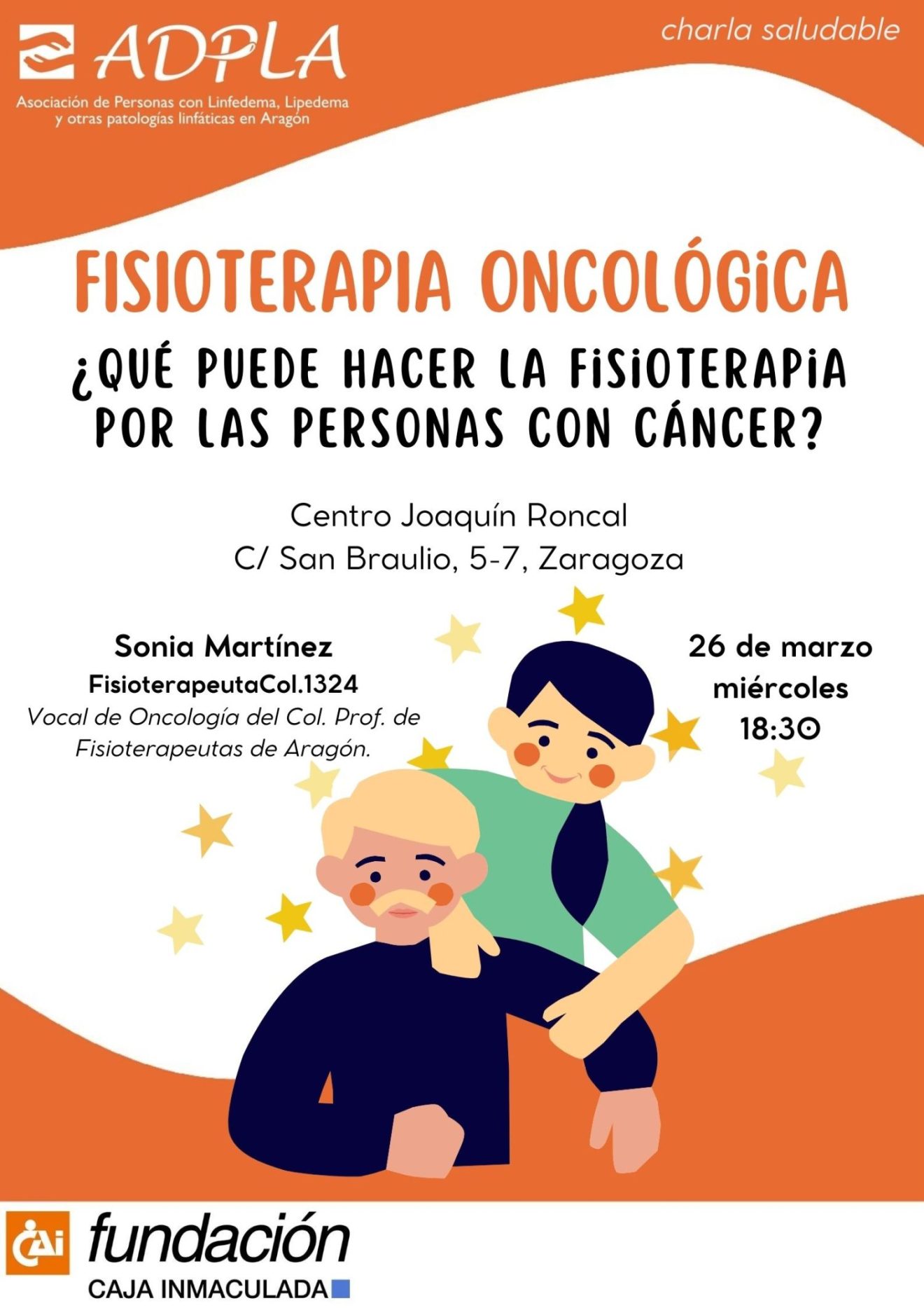 ADPLA habla de ＂Fisioterapia oncológica＂ en una nueva edición de sus charlas saludables