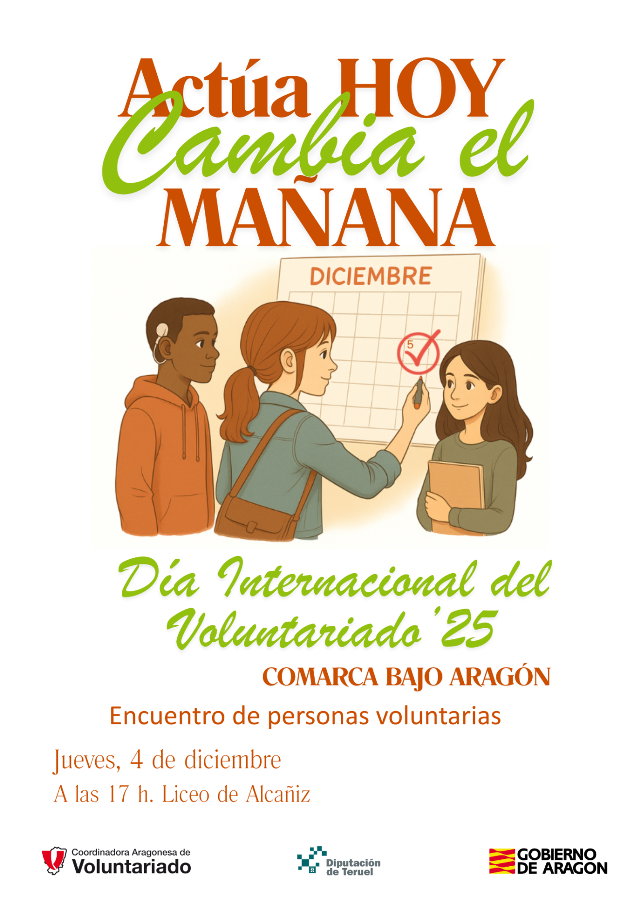 Caspe reflexiona sobre la realidad de su voluntariado