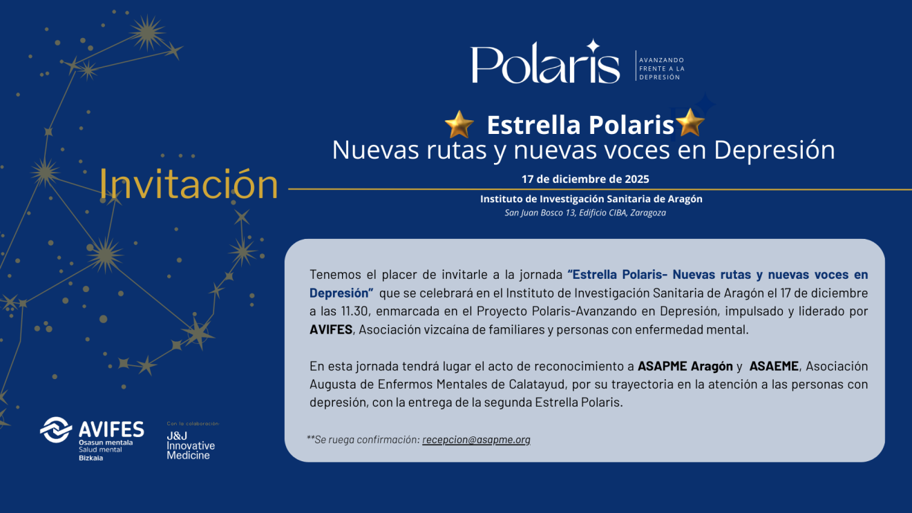Asapme recibe su segunda Estrella Polaris por su labor en la lucha contra la depresión