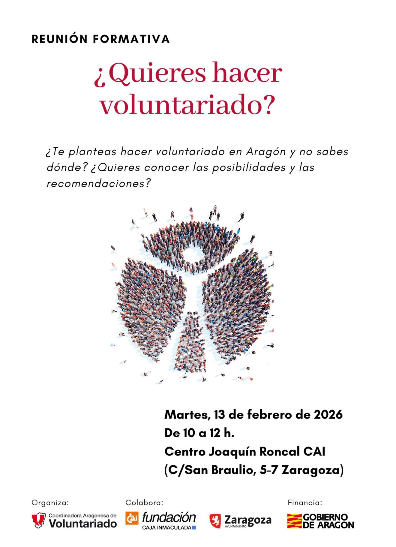 Nueva reunión informativa para personas interesadas en hacer voluntariado