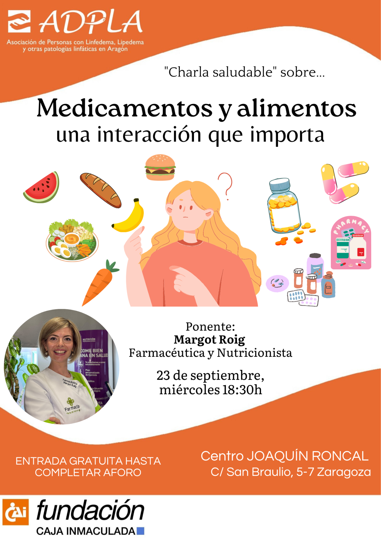 ADPLA retoma sus charlas saludables en septiembre
